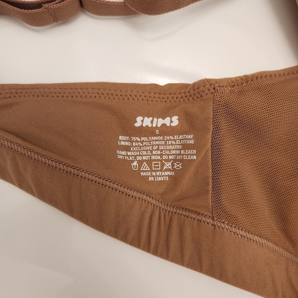 Skims Triangle Bralette Size S - Picture 4 of 4